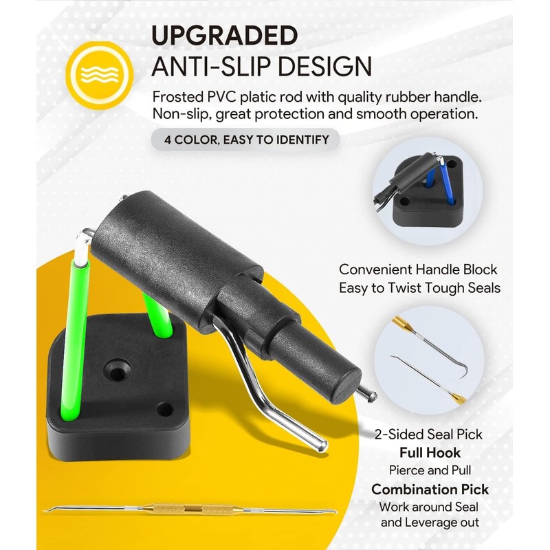 CTcar Professional Hydraulic Seal Assembly Tool Set (6 Pieces) for