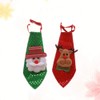 Toyvian Pack of 2 Christmas Ties Sequin Mini Tie Children's
