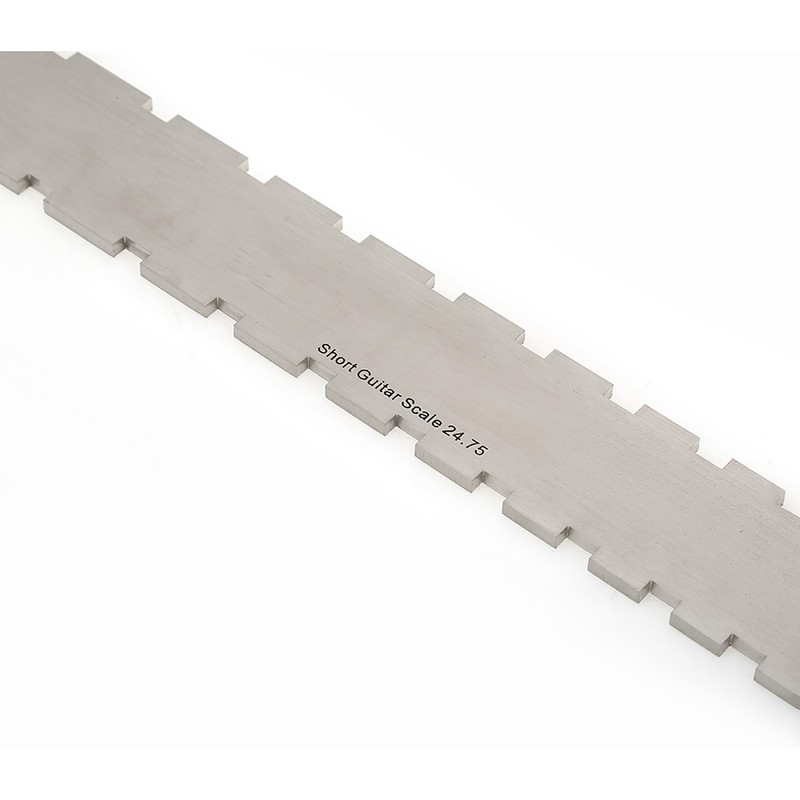 Guitar Neck Notched Straight Edge Ruler String Action Height Gauge