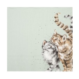 Wrendale Designs Feeline Good Cat Napkins 33cm Pack of 20