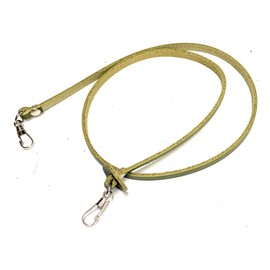 okuda-belt Tochigi Leather, Genuine Leather, 2-Way Neck Strap, Glass Cord, Gift Gift, Neck Strap, Men's, Women's, Leather, Cowhide Leather, green