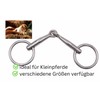AMKA Pony Snaffle Bit Stainless Steel Thickness 10 mm Rings