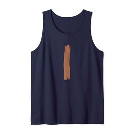 Creative Bold Leather Letter I - Design - Alphabet - Marker Tank Top