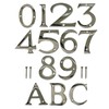 Chrome Door Numerals - Screw On 3 Inch Letter A