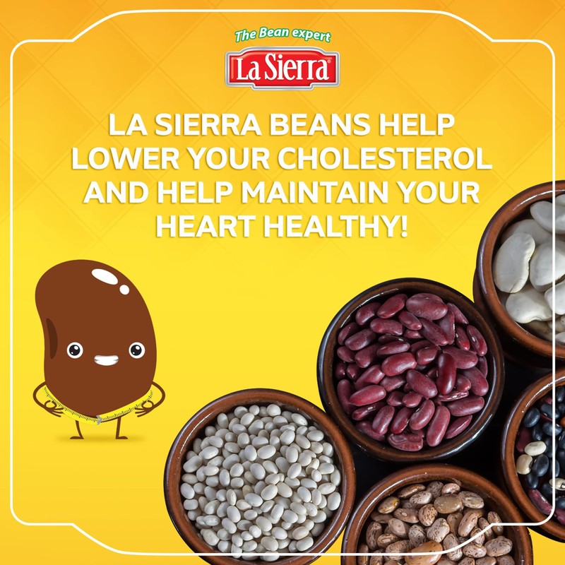 La Sierra Refried Pinto Beans, Ready-to-Eat Vegetarian Refried Beans, 15.2