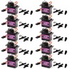 Miuzei MG90S 9G Micro Servo Motor Metal Geared Motor Kit