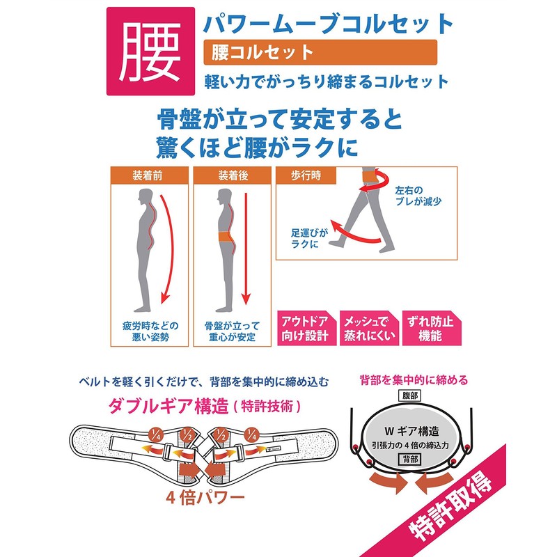 Foxfire 5320566 Men's Power Move Corset, Black