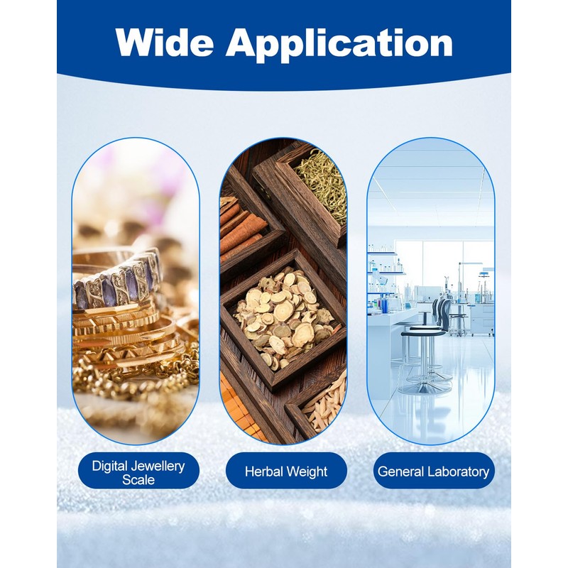 UCEC Calibration Weights for Digital Scale, 50g Gram Weights, Precision
