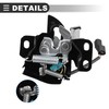 Motoforti Hood Latch Lock, for Honda Civic 2012-2015, 74120TR0A01, Metal,