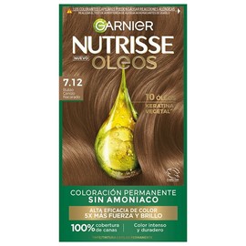 Tinte para cabello Nutrisse Oleos sin amoniaco 7.12 rubio cenizo nacarado