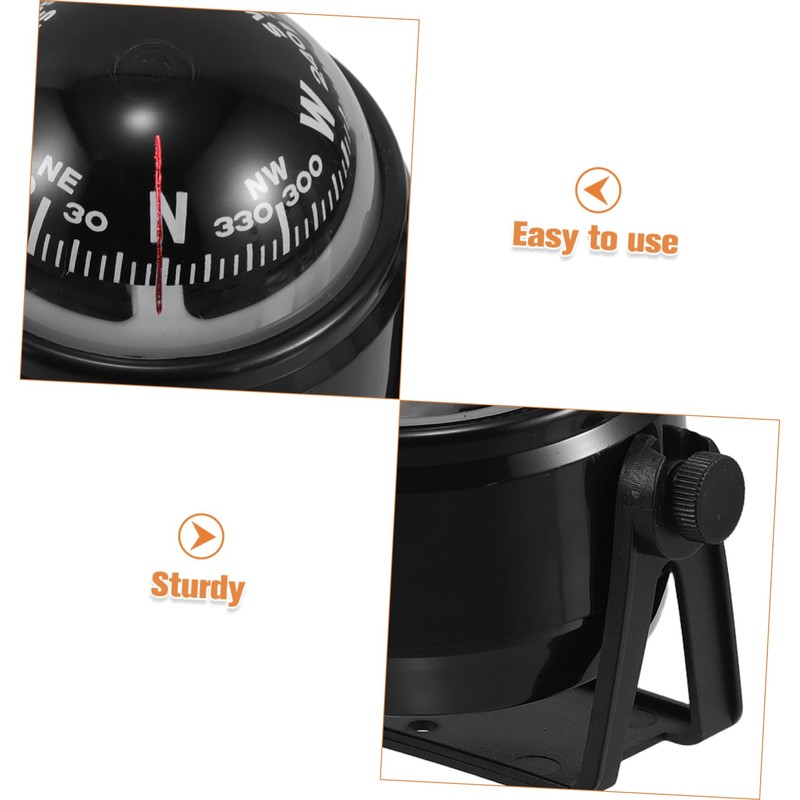 iplusmile Multi Functional Compass for Car and Navigation Sturdy Dash