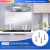 Stainless Steel Backsplash for Stove 24"x30" Stove Backsplash Protector for