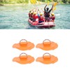 LIYJTK Inflatable Boats D Rings Patch, 4pcs Round PVC Patch
