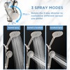 MakeFit Dual Filtered Rain Shower Head Combo, High Pressure Handheld
