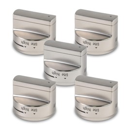 Upgraded W11101439 Range Burner Knob for Range Knobs(5PCS), ReplaceW10858251,4534467,AP6238046,PS12074638.Compatible with Maytag Whirlpool MGR6600FW0,MGR6600FZ0,MGR7700LZ0 etc