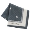 Blooming 001075-0001-02 Easy Care Printed Handkerchief, Pin Dot (Gray), Gentleman,