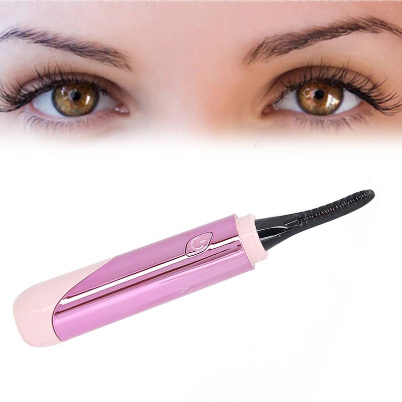 Heated Eyelash Curler Long Lasting Mini 4 Temperature Setting Rechargeable
