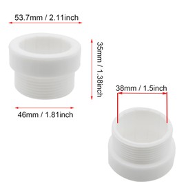 OZXNO 2 Pcs Pool Umbrella Stabilizer Adapter Plastic Pool Umbrella Sleeve Stabilizer for Outdoor Patio 1 3/4" Insert