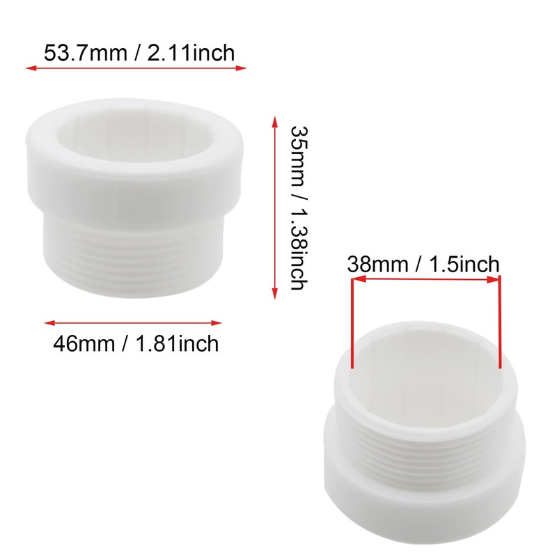 OZXNO 2 Pcs Pool Umbrella Stabilizer Adapter Plastic Pool Umbrella