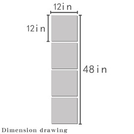 Vandlciad 4 Pack Acrylic Mirrors for Wall,8 x 8 Inch Self Adhesive Frameless Small Mirror Tiles, Flexible Plastic Mirror Sheets for Bedroom Home Gym Door (12 * 12 inch)