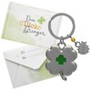 GRUSS & CO Key Ring Clover Leaf Your Lucky Charm