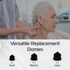 Widex Compatible Double Ear Tip Hearing Aid Domes Pack of