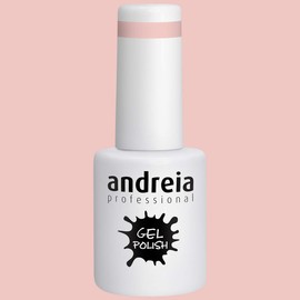 Andreia Professional Semi-Permanenter Nagelgel-Lack für UV/LED-Lampe - Intensiver Glanz und 4 Wochen haltbare Maniküre Nagelgel-Lackierung - Farbe 200 Rosa - Weiche Nuancen von Akt und Rot - 10.5 ml