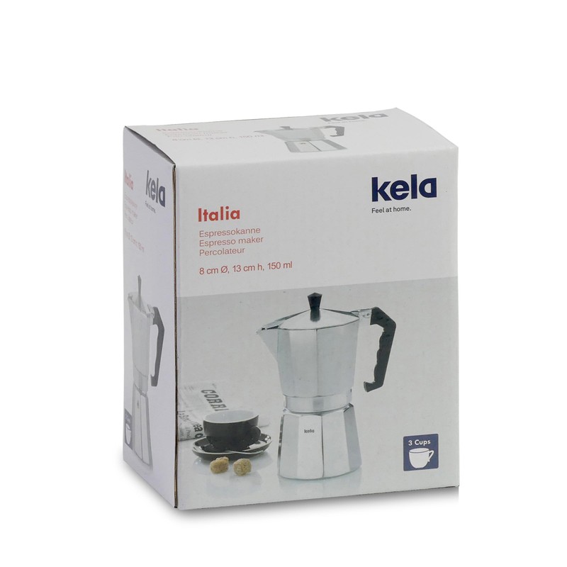 kela Italia 10553 Espresso Maker 150 ml for 3 Cups