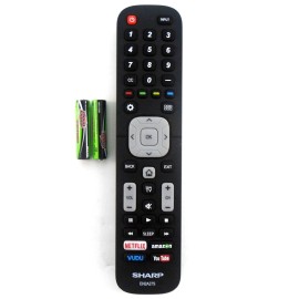 Sharp En2a27s Tv Remote Control For Sharp Smart Lcd Hdtvs Batteries Not Included