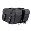 Milwaukee Leather SH57701 Black Medium PVC Zip-Off Motorcycle Saddlebag -