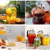 Vikarland Mason Jar-Tapa de Acero Inoxidable con Pico Vertedor para
