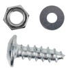 Number Plate Screws with Drill Tip, 24 Pieces, M5 x
