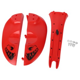 ENLEE Road Bike Parking Side Stand Bike Floor Rear Parking Rack Stand for 26in 27.5in 29in Red