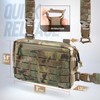 WYNEX Tactical Chest Rig Pack for Men, Running Chest Pocket