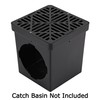 NDS 980G Square Catch Basin Drain Grate, Diamond Design, Fits