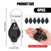 6 Pack UV Money Checker Keychain Torch - Mini LED