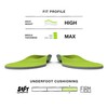 Superfeet Superfeet All-Purpose Support High Arch Insoles (Green) - Trim-To-Fit