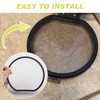 INTHVKIL 4Pcs Replacement Gasket for Ryobi 18v Stick Vacuum Dust