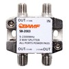 BAMF 3-Way Coax Cable Splitter Bi-Directional MoCA 5-2300MHz