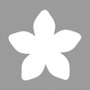 Rayher Motive Puncher, Blossom, ø3.8cm, (1 1/2"), Metal Orange, 16