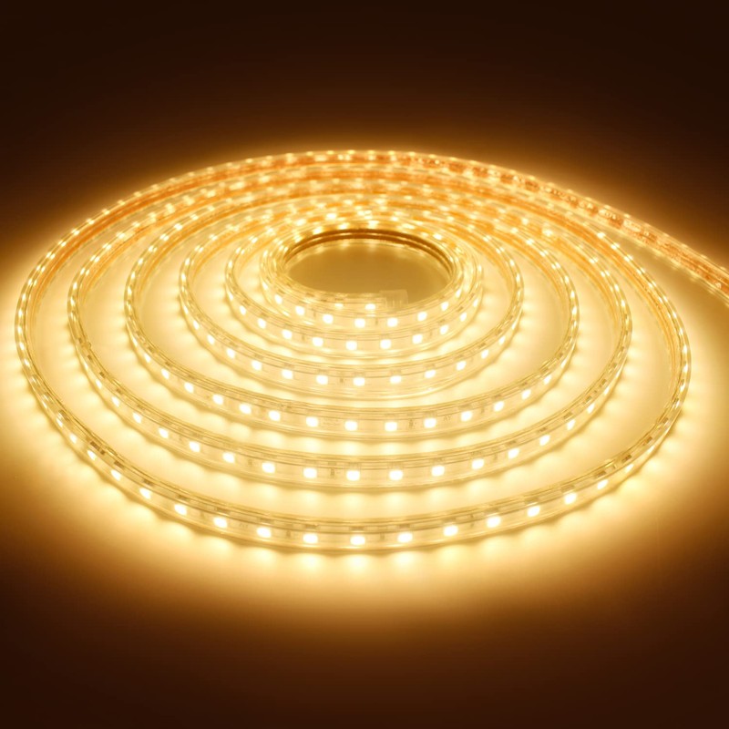 LED Strip, 5 Metres, with Switch and Plug, 220V 5050