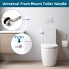 Hygie Rinse 2PCS Universal Metal Toilet Handle Replacement Kit Front