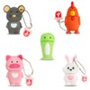 Leizhan 5 x 8GB Cute Animals USB Flash Drive, Cartoon