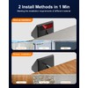 12 Pack Decorative Solar Powered Fence Lights Outdoor Waterproof with