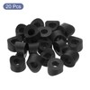 sourcing map 20Pcs Plastic Round Washers, 9mm x 19mm x