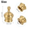 PATIKIL 15 x 23 mm Lamp Finials Caps Knob, Set