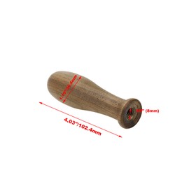 Pastlla Beer Tap Handle, Wooden Classical Style Beer Tap Handle for Breweries, Bars, Restaurants, and Beer Kegs 4.03"/102.4mm Walnut