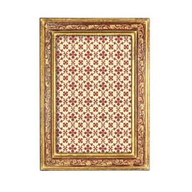 Cavallini Papers & Co., Inc. Cavallini Florentine 5x7 Roma Red Frame