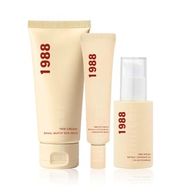 1988 Retinal Skincare Set: 1988 Eye Cream Anti Aging + 1988 Retinal Serum + Snail Cream, Retinol Serum for Face Smooth Fine Lines Wrinkle, Anti-Ageing Firm & Lift Gift Set, 3PCS