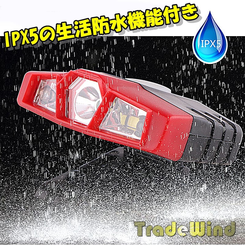 TradeWind Cap Light Hat Light Clip Motion Sensor Fishing Light